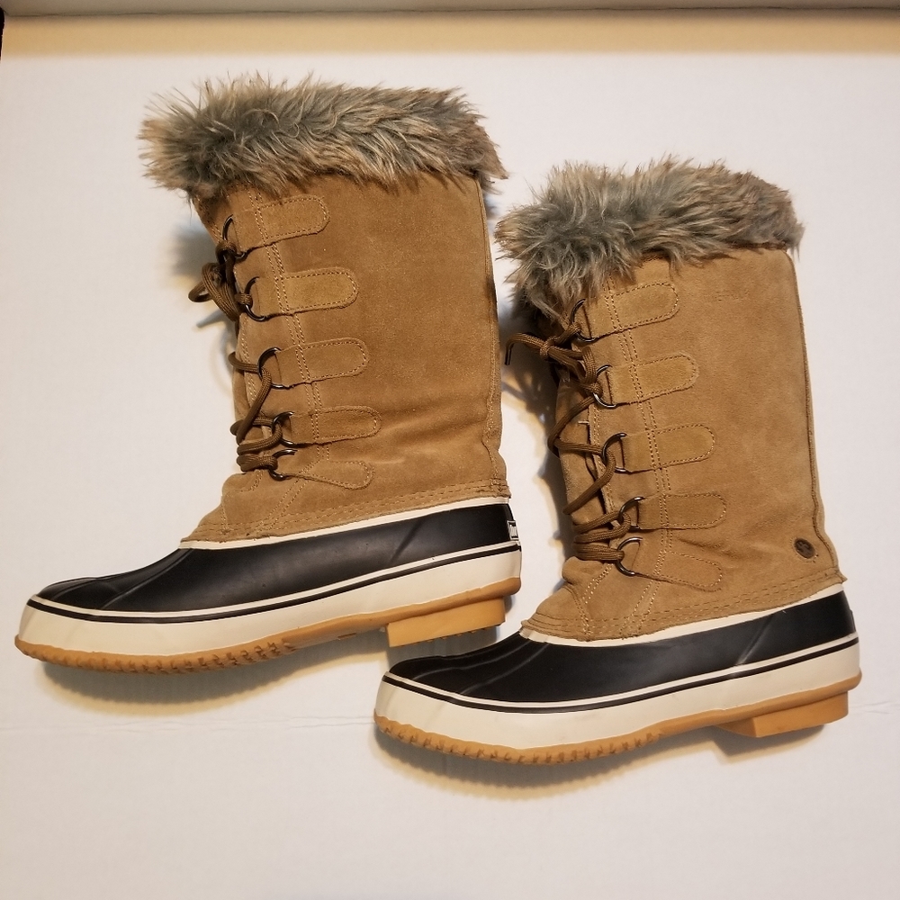 WOMEN'S FAUX NORTHSIDE WINTER BOOTS SZ.9 - Picture 5 of 8